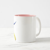 カスタマイズazaのtricoloreのkabyle - ツートーンマグカップ (正面右)