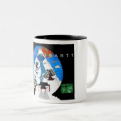 カスタマイズbonsiの木- ツートーンマグカップ (正面右)