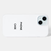 カスタマイズCase-Mate フォンケース、Apple iPhone 15、 Case-Mate iPhoneケース (裏面 (横))