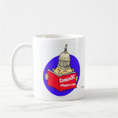 カスタマイズCDCハーゲンのロゴのマグ- コーヒーマグカップ (左)