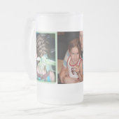 カスタマイズChloeの天使- フロストグラスビールジョッキ (正面左)