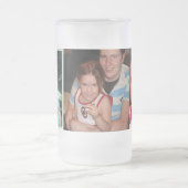 カスタマイズChloeの天使- フロストグラスビールジョッキ (中央)