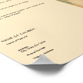 カスタマイズChurch Bulletinのダウンロード ポスター (角)