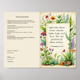 カスタマイズChurch Bulletinのダウンロード ポスター