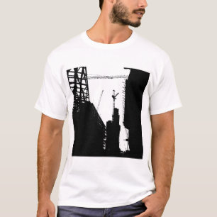 カスタマイズContructionの下- Tシャツ