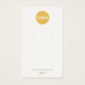 カスタマイズCream Earring (正面)