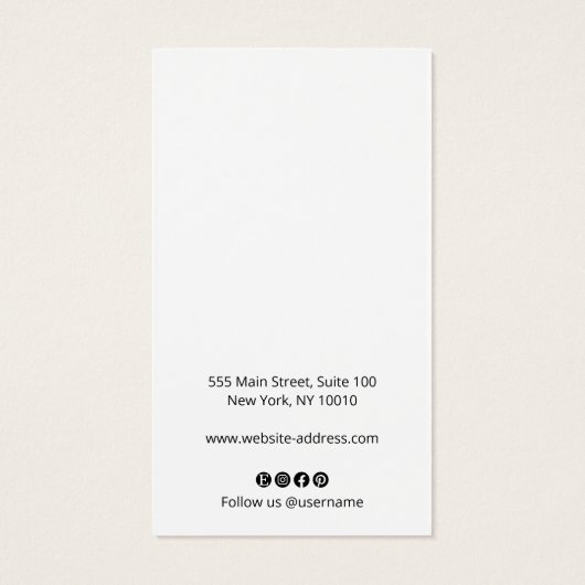 カスタマイズCream Earring (裏面)