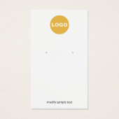 カスタマイズCream Earring (正面)