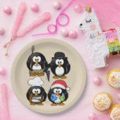 カスタマイズCute Penguinsパーティー ペーパープレート (パーティー)