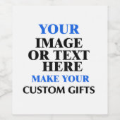 カスタマイズDIY独自のユニーク作成 ワインラベル (シングルラベル)