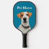 カスタマイズDog Pickleball Check説明 ピックルボールラケット (正面)