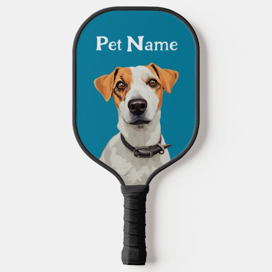 カスタマイズDog Pickleball Check説明 ピックルボールラケット (裏面)