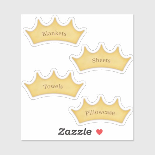 カスタマイズFairytale Room & Closet Storage Labels シール (シート)