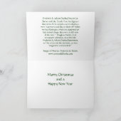 カスタマイズFrederick及びネルソンのクリスマスの窓- シーズンカード (内部)