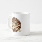 カスタマイズGeneric Coffee Shop 素朴 Front コーヒーマグカップ (正面左)