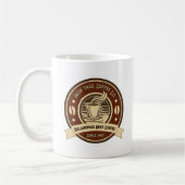 カスタマイズGeneric Coffee Shop 素朴 Front コーヒーマグカップ (左)