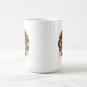 カスタマイズGeneric Coffee Shop 素朴 Front コーヒーマグカップ (中央)