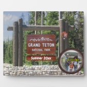 カスタマイズGrand Teton Photo記念碑 フォトプラーク (正面)