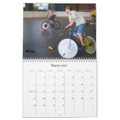 カスタマイズHardcourtの自転車のポロ- カレンダー (3月 2027)