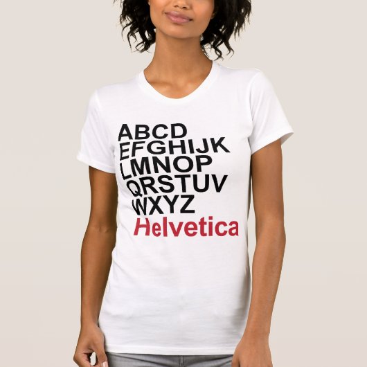 カスタマイズHelvetica Tシャツ- Tシャツ (正面)
