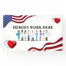 カスタマイズHeroes Work Here Hospital Icon Staff