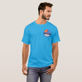 カスタマイズHVAC会社炉エアコンユニット広告 Tシャツ (正面フル)