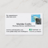 カスタマイズIsotonixの名刺 名刺 (裏面)