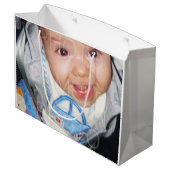 カスタマイズIt with your photos大抱き枕 ラージペーパーバッグ (裏面アングル)