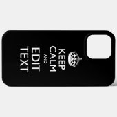 カスタマイズKEEP CALM AND 自由文テキスト Case-Mate iPhoneケース (裏面 (横))