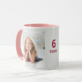 カスタマイズKids Age and Photos誕生日 マグカップ (正面左)