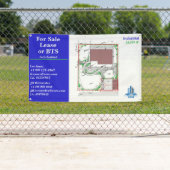 カスタマイズLeaseまたはBTS Siteスケッチロゴ 横断幕 (インサイチュ)