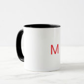 カスタマイズM字マグカップ マグカップ (正面左)