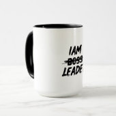 カスタマイズmag iam leader not boos マグカップ (正面左)
