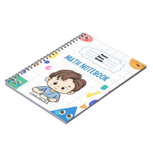 カスタマイズMath Notebook for School ノートブック (左側)