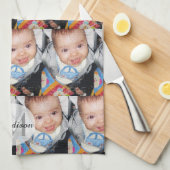 カスタマイズMonogramで キッチンタオル (四つ折り)