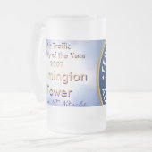 カスタマイズNEの名前-カスタマイズ フロストグラスビールジョッキ (正面左)