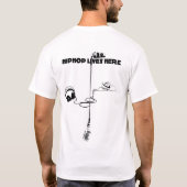 カスタマイズnotdead - tシャツ (裏面)