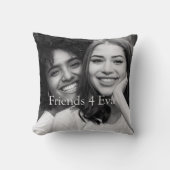 カスタマイズPhoto Friends 4 Evaおもしろい クッション (正面)