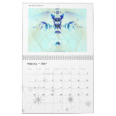 カスタマイズRainbowjellyfishのフラクタル目キャンデー- カレンダー (2月 2027)