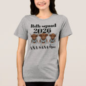 カスタマイズRDHハイランドカウ卒業ギフト | Cu トライブレンドTシャツ (正面)