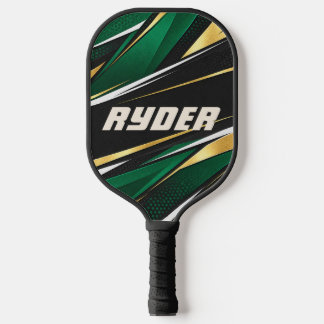 カスタマイズRYDER エメラルドゴールド ピックルボールパドル ピックルボールラケット