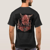 カスタマイズSimpaticoのpor El Diabloの悪魔のTシャツ- Tシャツ (裏面)