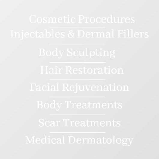 カスタマイズSkin気に Cosmetic Servicesリストドア ウィンドウサイン (シート)