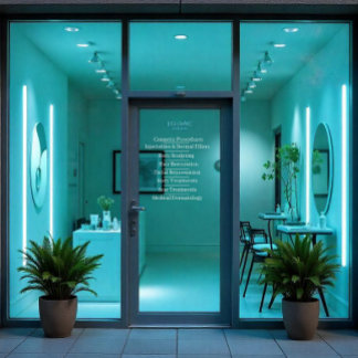 カスタマイズSkin気に Cosmetic Servicesリストドア ウィンドウサイン