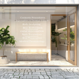 カスタマイズSkin気に Cosmetic Servicesリストフロント ウィンドウサイン