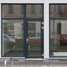 カスタマイズSkin気に Cosmetic Servicesリストフロント ウィンドウサイン