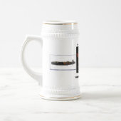 カスタマイズSkullbreakerビールジョッキ ビールジョッキ (左)