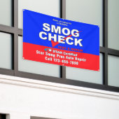 カスタマイズStar Certified Smog Test 車の Shop 横断幕 (ビルの外側)