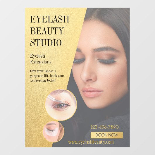 カスタマイズStudio Transparent ウィンドウサイン (シート)