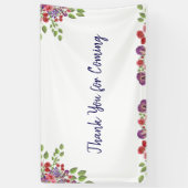 カスタマイズThank Youバナー 横断幕 (縦)